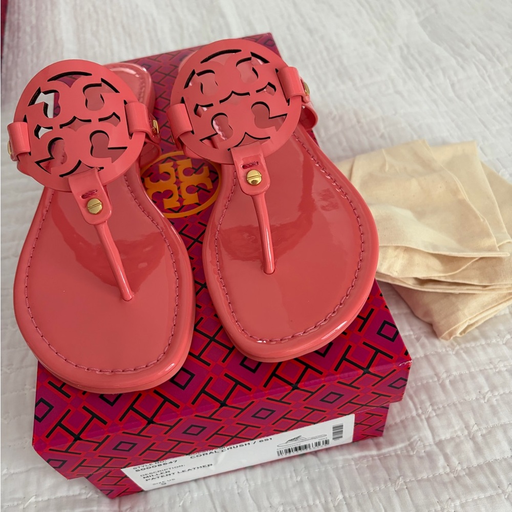 Tory Burch Coral Crush Sandals